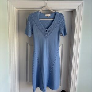 Etcetera Sky Blue Mini Dress
